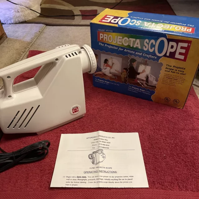 Apco Projectascope PJ768 Magnifying Art 5x Projector Drawing Projecta Scope