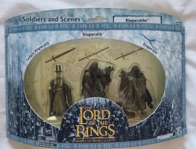 Lord of the Rings New Line Cinema Soldiers and Scenes - Ringwraiths set