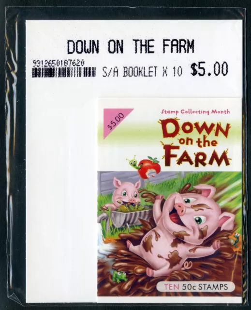 AUSTRALIA 2005 Down on the Farm Booklet 10x50c SB190 Unopened AP Package MNH