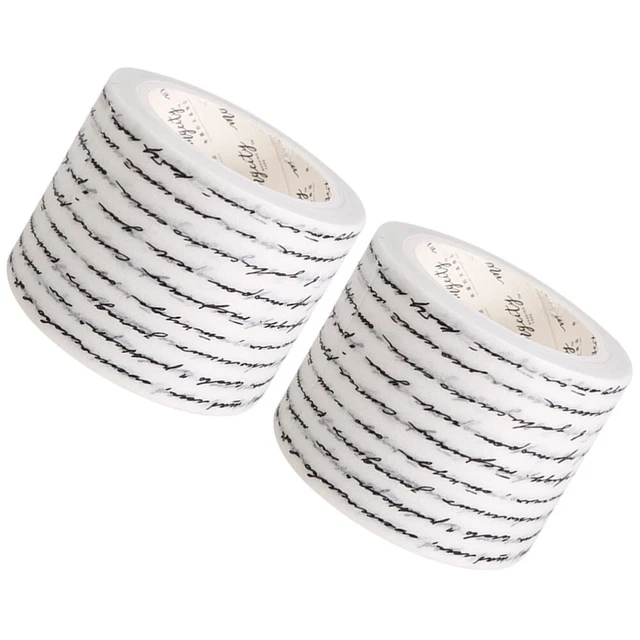 2 Rollen von Deko-Bänder Diy Washi-Tapes Pro Scrapbook Dekoration diy Notizbuch