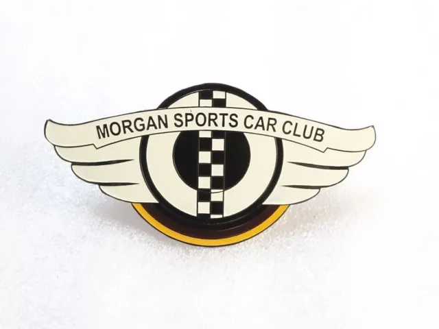 Passend für Vintage Morgan Sports Car Club Stahlabzeichen-Emblem, neu