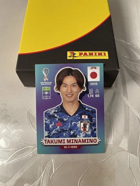 Panini FIFA Fussball-Weltmeisterschaft Katar 2022 Albumaufkleber - JPN18 Takumi Minamino