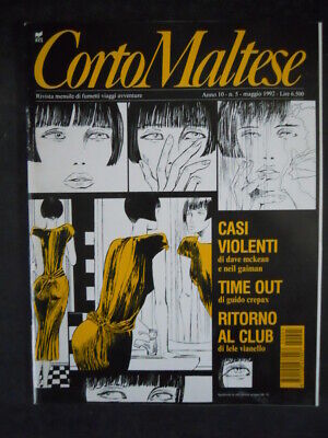 Corto Maltese 5 1992 Valentina Crepax Rivista Fumetti [G128I]