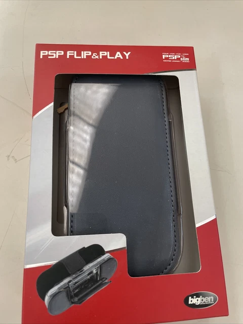 Pack Accessoires PSP Slim – Pochette, Film écran, écouteurs, Gris (neuf)