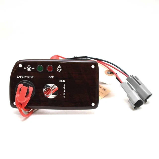 LUND BOAT BLANK Switch Panel 2296080 Ignition Tyee Faux Dark Teak