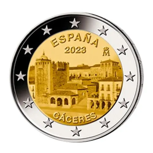 2€ España 2023 - Caceres - Sin Circular