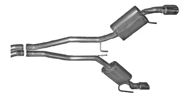 Gibson Performance 320002 Cat-Back Dual Split Exhaust System Fits 10 Camaro