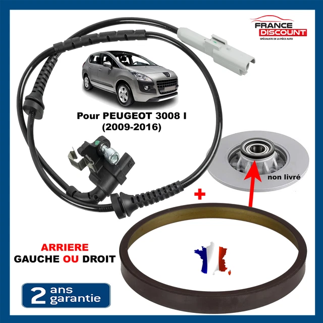 Capteur de Vitesse ABS Compatible, pour Peugeot 407 SW arrière Droit Gauche ABS 4545.C0 4545C0 4545.G7 Accessoires de Voiture