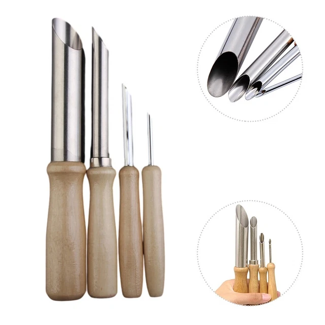 8-teiliges Töpferzubehör Set - Halbrunde Keramikwerkzeuge 12-50mm Für Schalen Teller