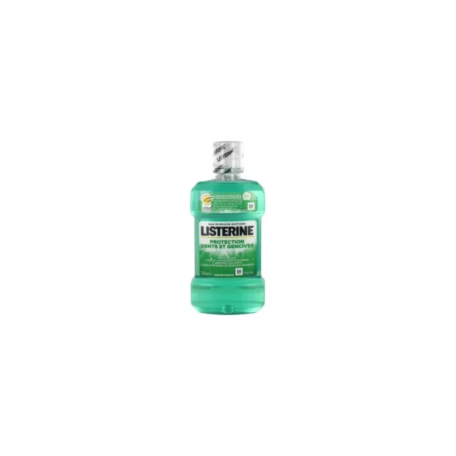 Listerine Bain de Bouche Protection Dents et Gencives Menthe Fraîche 250Ml