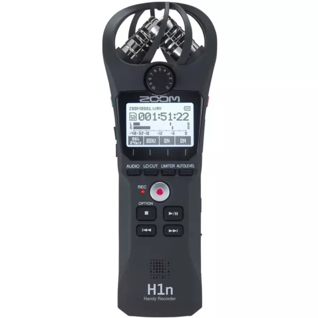 Zoom H1N-Vp Registratore Palmare Stereo Digitale Con Accessori.