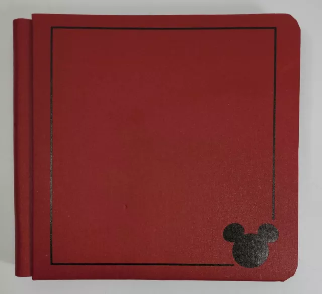 Mickey Mouse Red Creative Memories  Album with 12 Pages 7 X 7 Scrapbooking