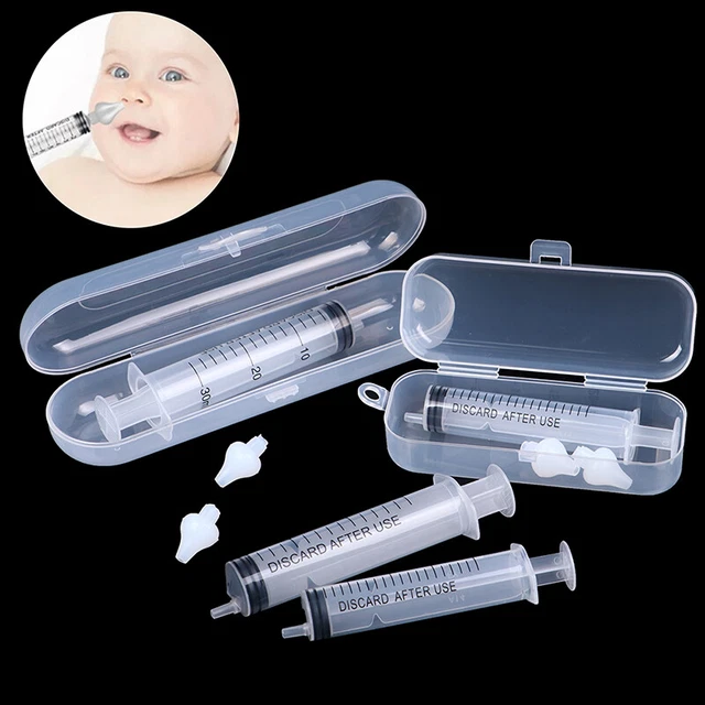 2pcs 20/30ml Baby Care Nose Cleaner Needle Tube Infant Clean Rhinitis Nasal IA