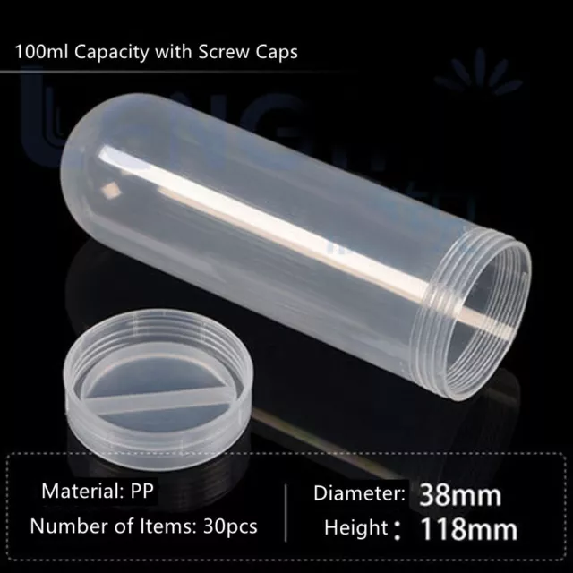 Centrifuge Tube Round Flat Bottom Conical Vol. 0.2/0.5/1.5/7/10/20/50/100ml Tool