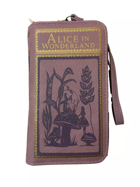 Alice in Wonderland Book Cover Wallet / Wristlet - Book Lover Gifts