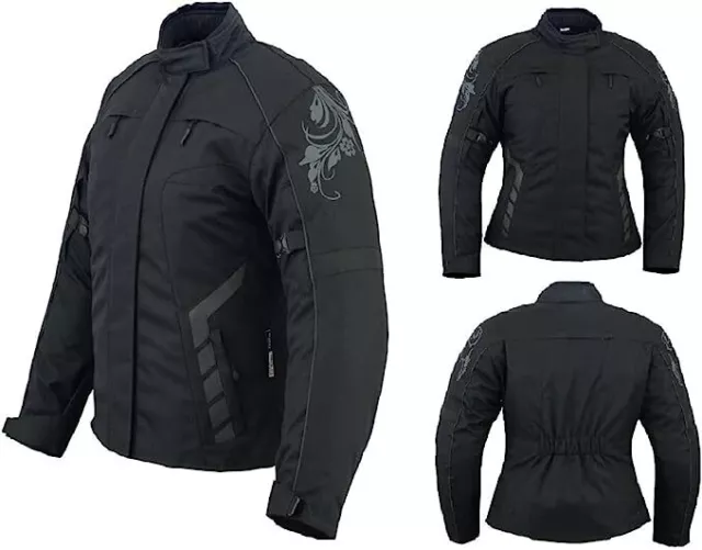 Motorbike Textile Jacket Motorcycle Riding Outdoor Jacket CE Armors MultiColors 3