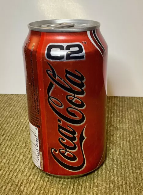 Coca Cola Rare C2 Can Closed And Full Excellent Condition