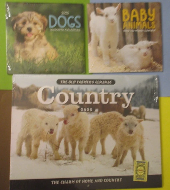 Baby Animals Calendar 2025 