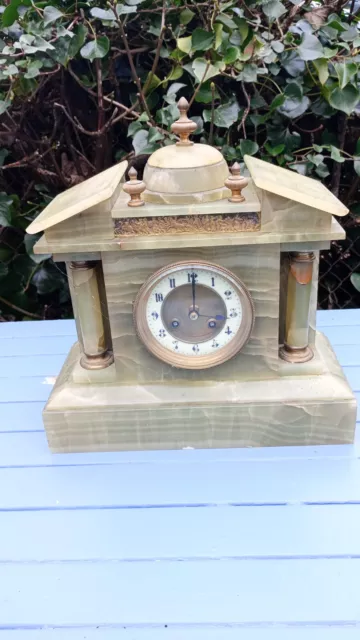 Antique Onyx Clock