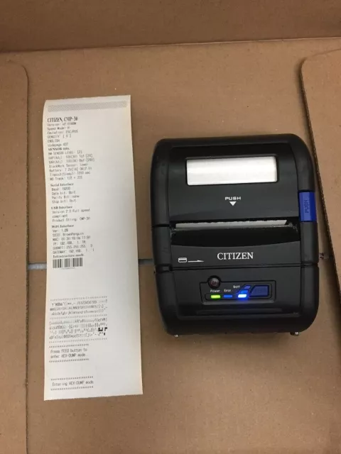 Citizen CMP-30WF Portable WiFi Receipt Printer