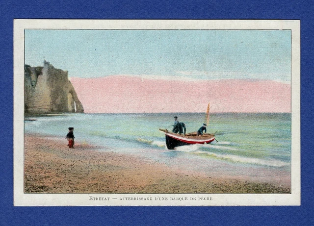 Cc / postcard - CPA / hat: => fishing boat / Seine Maritime 76