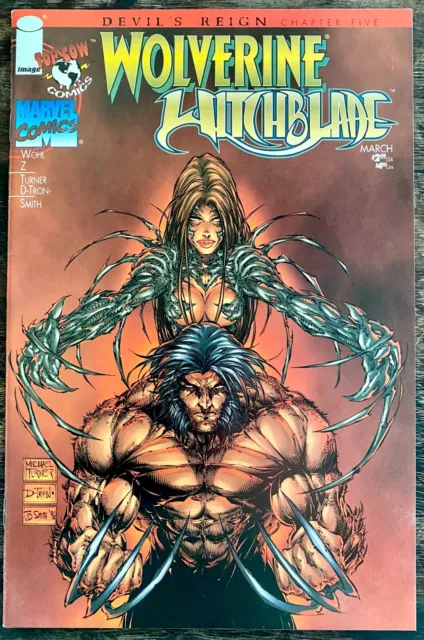 Devils Reign Chapter 5A - Wolverine Witchblade- (1997- Marvel/Top cow/Image - VF