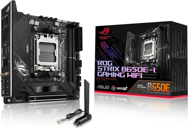 ASUS ROG STRIX B650E-I GAMING WIFI Socket AM5 AMD Motherboard £99.99 ...