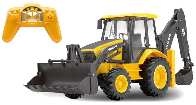 Volvo BL71 Ruspa Telecomandata NewRay In Scala 1:18 - Giocattolo Da Costruzione Radiocomandato Per Bambini