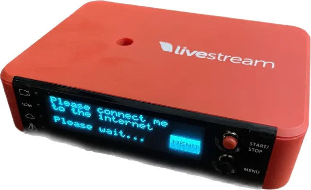 Livestream Broadcaster Pro BCP100 Streaming Digital Encoder w/Power Supply + Box