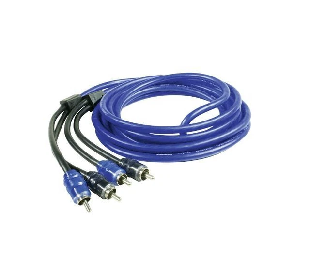 Renegade REN5RCA Cinchkabel – 5 Meter, Blau | 2x Cinch Auf 2x Cinch