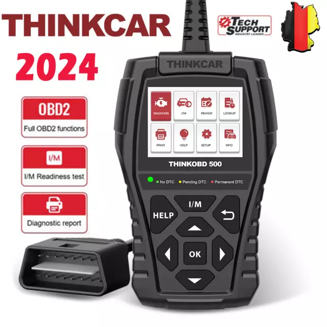 THINKOBD 500 Profi KFZ OBD2 Diagnosegerät Scanner Fehlerauslesegerät Tool ECM DE