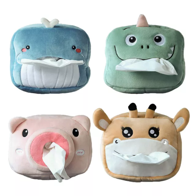 1pcs Animal Tissue Box for Car Cute Cartoon Animal Car Paper Holder