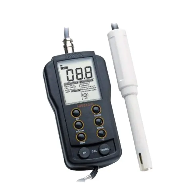 HI 9813-6N Waterproof Ph/Ec/Tds Temperature Meter Clean and Calibration Check fo