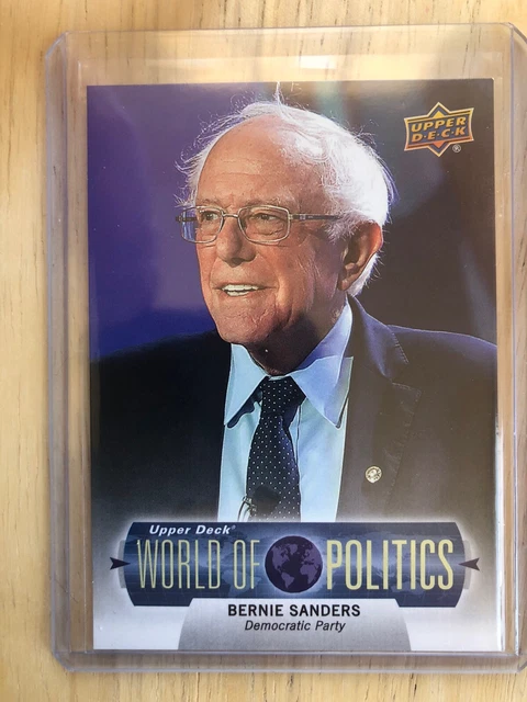 2020 Upper Deck Presidential Weekly Bernie Sanders World Of Politics Sp /50 Rc