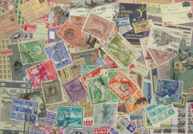 Peru Briefmarken 25 verschiedene Marken