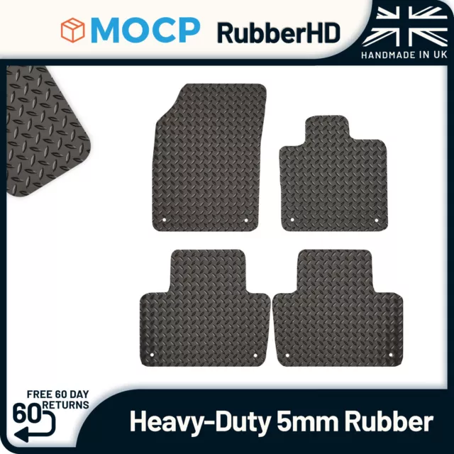 5mm Heavy-Duty Rubber Car Mats to fit Volvo XC90 2015-present