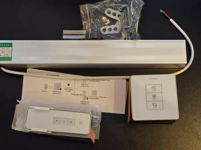 Abridor de ventana eléctrico para el hogar WiFi de 400 mm (control remoto + receptor están incluidos)