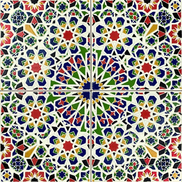 Carrelage mural salle de bains grès cérame effet faience brillant 20x20 - Maiolica