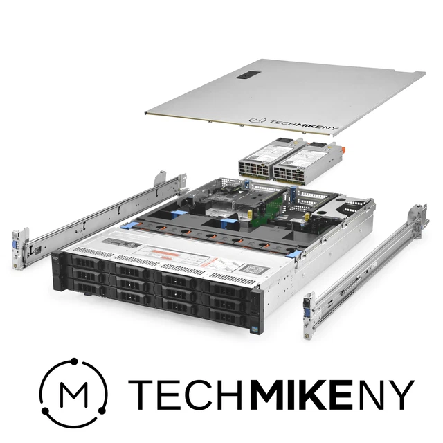 Dell PowerEdge R720xd Server 2.60Ghz 16-Core 128GB 2x 600GB 15K 12G 8x 8TB 12G
