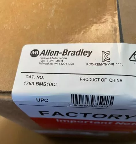 NEW Factory Sealed Allen-Bradley 1783-BMS10CL Stratix 5700 Ethernet Switch