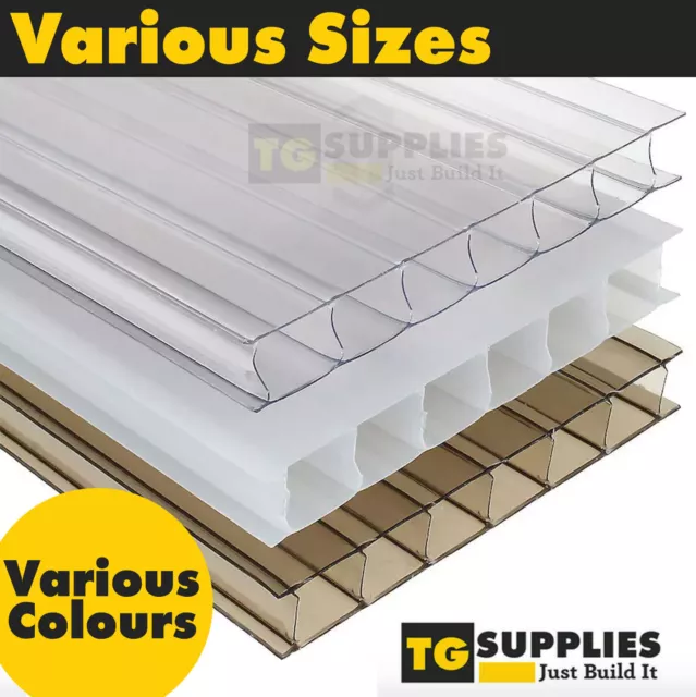 High Impact 10mm Polycarbonate Roofing Sheets Polycarbonate Panel UV Protected