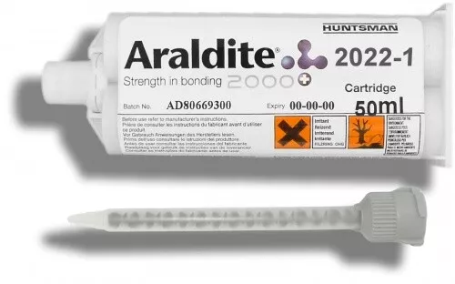 Araldite 2022-1 | 50 ml Doppelkartusche mit ZMS | 2 Komponenten Epoxid Kleber