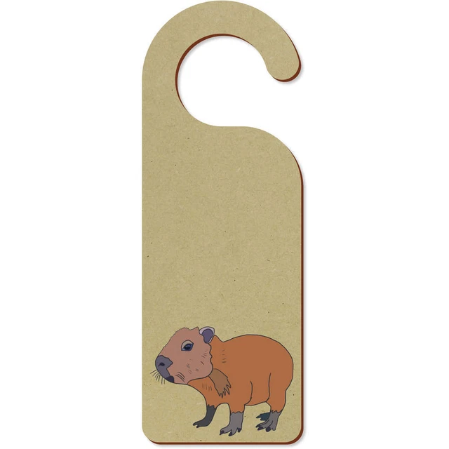 'Baby Capybara' 200 mm x 72 mm colgador de puerta (DH00034760)