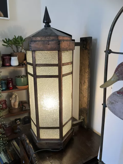 Antique Art Deco Light, Lamp, Wall Mounted