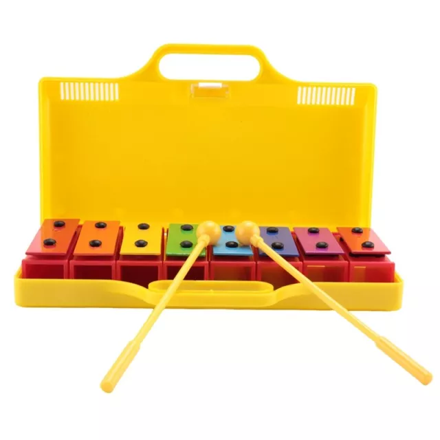 8 Anmerkungen Chromatische Xylophon-Glockenspiel-Resonatorglocken mit Gelbe9330