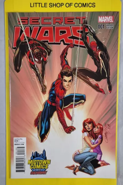 Secret Wars #1 J Scott Campbell Midtown Comics Variant 2015 Marvel Comics NM