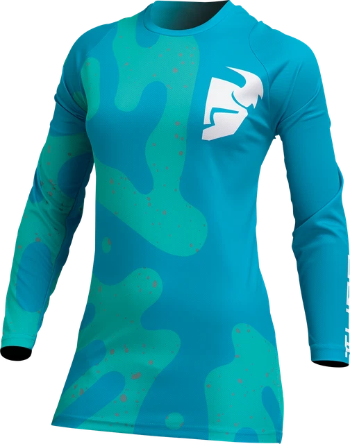 Thor 2911-0263 Jrsy Wmn Sctr Dis T/Aq Sm Jersey Racewear Sector Disguise