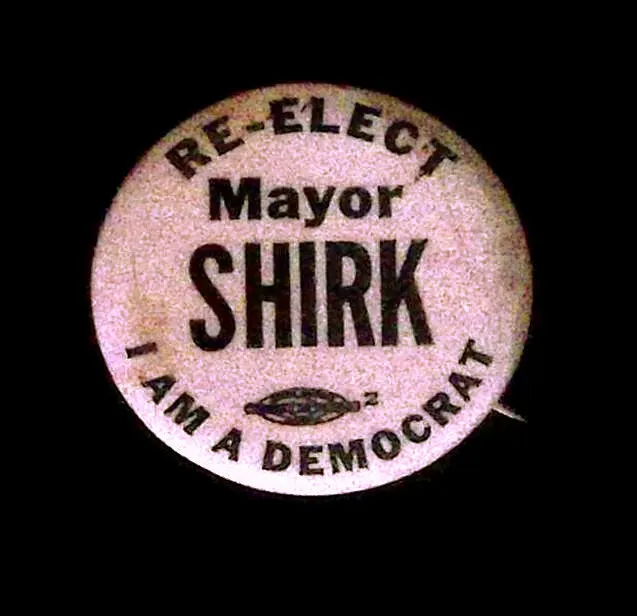 Re-Elect Mayor Shirk Spilla i Am Un Democrat Politica da Collezione