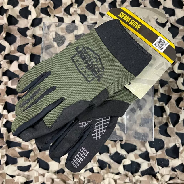 New Valken V-Tac Sierra II Paintball Gloves - Olive - Medium