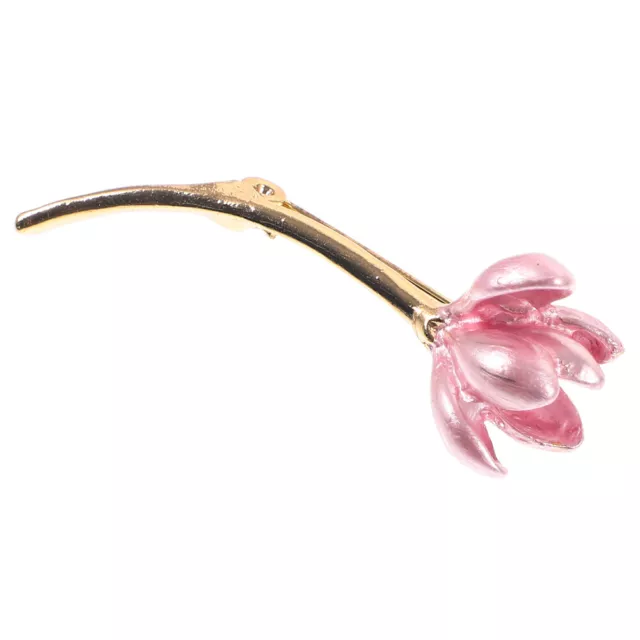 Tulpen-Brosche, Blumen-Anstecknadel, Metall-Brosche, dekorative Anstecknadel,